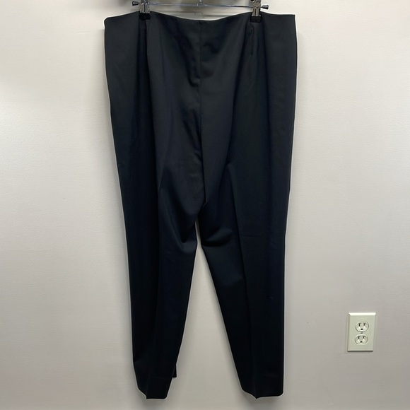 NWOT Lafayette New York Stretch Wool Flat Front Side Zip Trouser Pants 14 - Picture 4 of 15